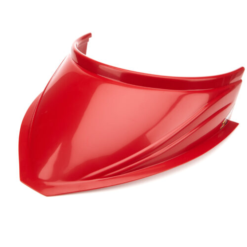 MD3 Hood Scoop 5in Tall 18in Wide Curved Red