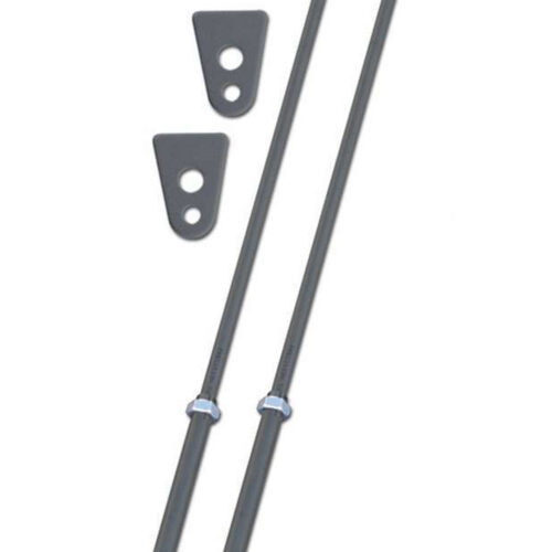 Body Brace Kit Aluminum Adjustable 2pk Premium