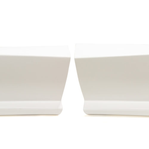 Bumper Cover Rear Truck White