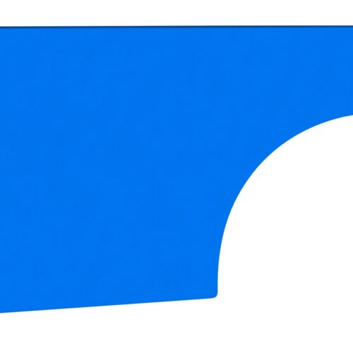 Quarter Panel Dirt Right Side Blue