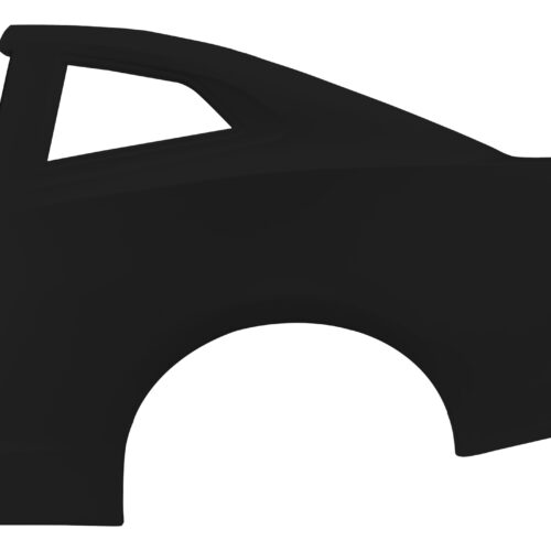 Quarter Panel Left Black Car Plastic