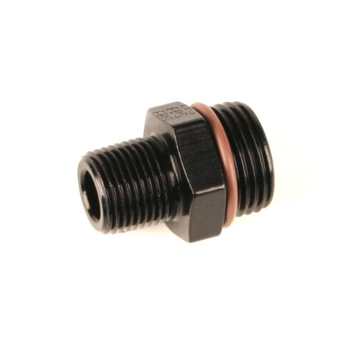 #10 ORB x 3/8 MPT Adapter Fitting Black