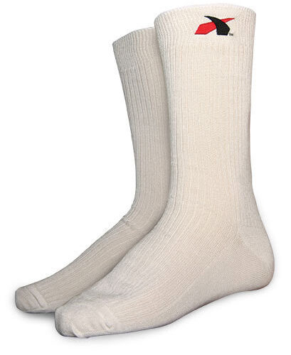 SOCKS NOMEX SFI3.3 LARGE WHITE