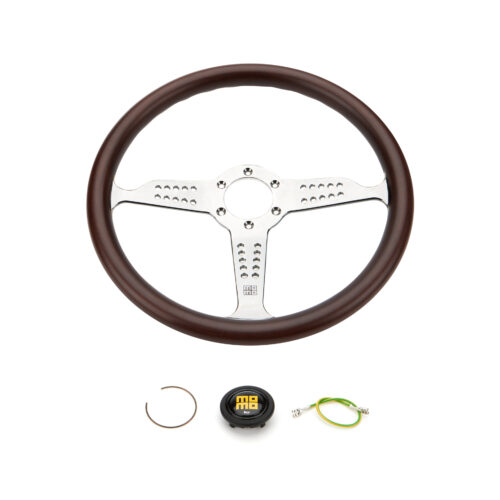 Super Grand Prix Steerin g Wheel Wood/Pol. Silver