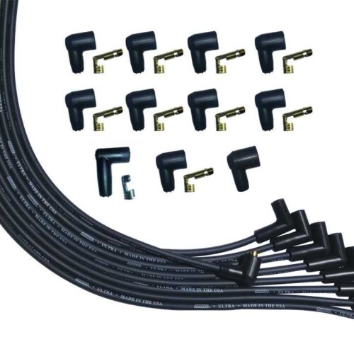 Ultra Plug Wire Set Universal V8 Black