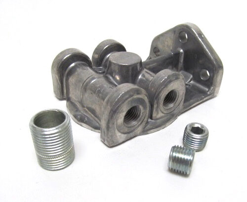 Oil Filter Mount  3/4in- 16  Ports: 1/4in NPT