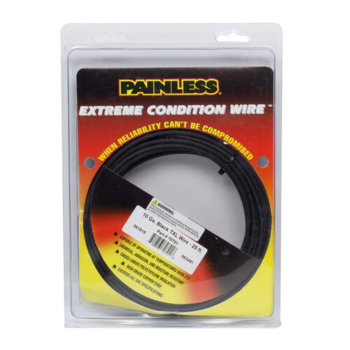 10 Gauge Black TXL Wire  25 Ft.