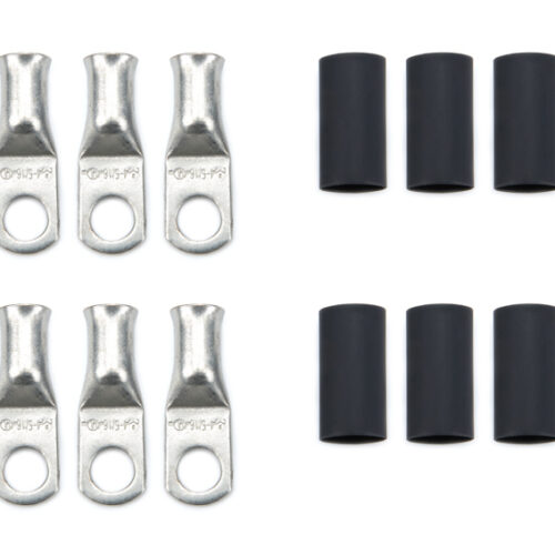 Ring Terminal 5/16in 4 Ga w/Heat Shrink 20pk