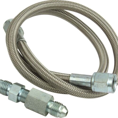 Gauge Line Kit- 12in Ste el Braided Line and fitt