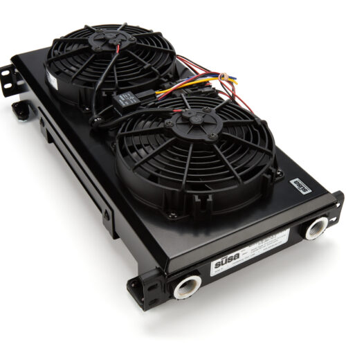 Series-3 Oil Cooler - 60-Row w/2 12-Volt Fans