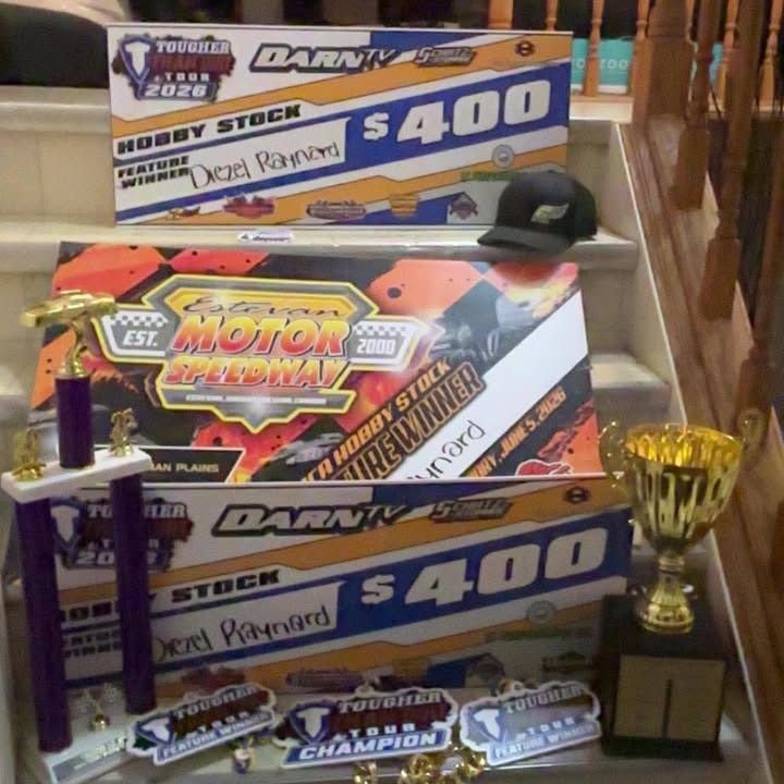 Diezel capped off an incredible run by capturing the Tougher Than Dirt Tour Championship for the second consecutive year in his Terminator Hobby Stock.