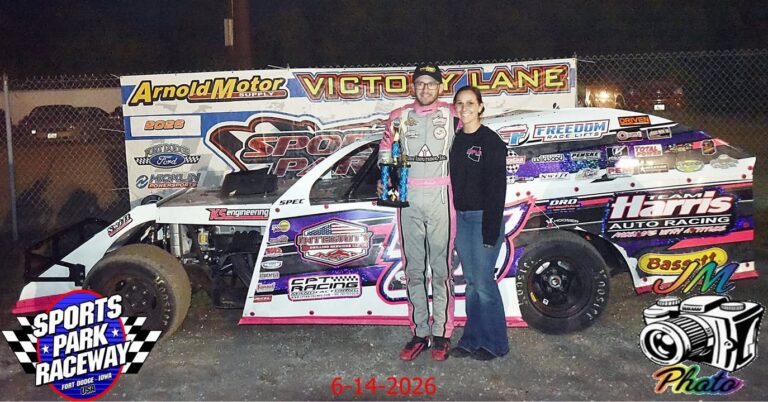 The checkered flags just keep coming for Harris Auto Racing's own Chaz Baca! 🔥🏁