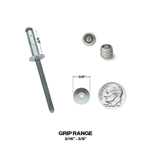 Small Head Multigrip Rivets | Mill